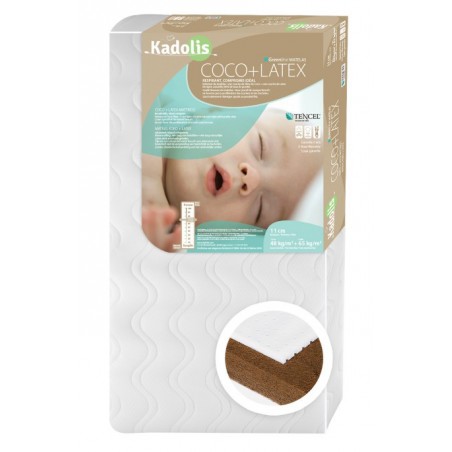 Matelas Bebe Coco Latex 60 X 1 Cm Le Coin Des Petits