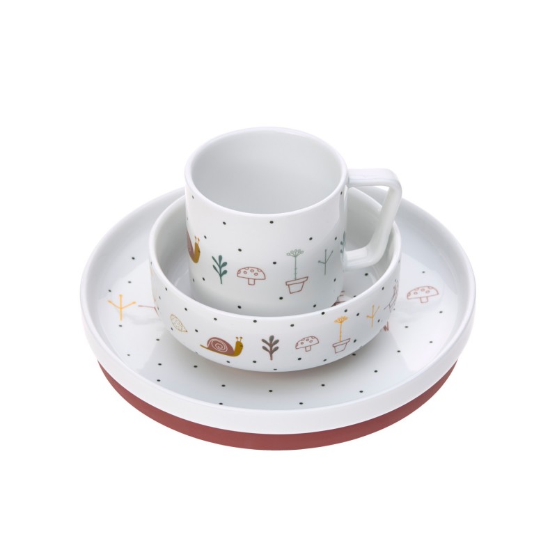 Coffret Vaisselle Bébé en porcelaine Little Chums Souris