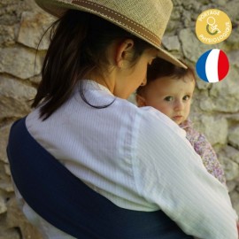 Hop La Porte Bebe Ergonomique Bandeau Marine Le Coin Des Petits