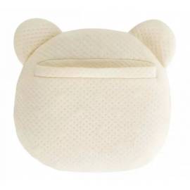 Candide - Coussin cale tête bébé P'tit Panda - Blanc