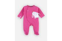 Pyjama Dors-Bien en Jersey, Fushia 1 mois