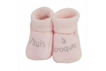 Chaussons - J'suis A Croquer - Rose