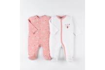 Lot de 2 Pyjama Tiger Girl - 1 mois