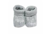 Chaussons Papa d'amour Gris