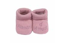 Chaussons Maman d'amour Rose