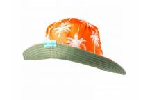 Chapeau anti-UV Indiana Orange 0-6 mois