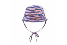 Chapeau Zèbre Orange/Bleu 1-2 ans