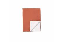 Couverture Uni Terracotta