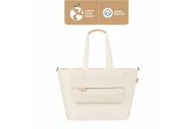 Sac à langer Tote Bag Bloom Ecru