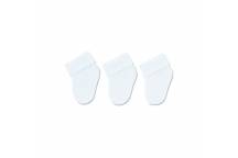 Lot de 3 Chaussettes Nouveau-Né Blanc