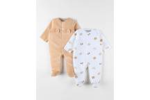 Set 2 Pyjamas Dors Bien Velours - Graphic 3 M