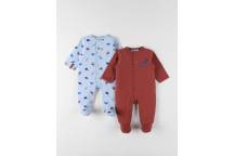 Set 2 Pyjamas Dors Bien Jersey- Dino 3M