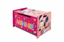 Coffre A Jouets En Bois Minnie