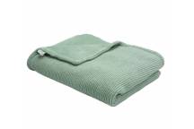 Couverture Tricot Sauge Vert Flanelle 75*100 CM