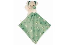 Doudou Chien Carré Douceur Vert