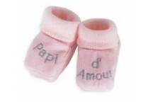 Chaussons Papi D'Amour Rose