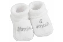 Chaussons Mamie D'Amour Blanc