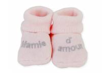 Chaussons Mamie D'Amour Rose