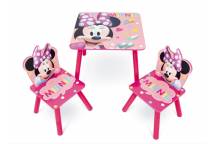 Ensemble De Table Minnie + 2 Chaises