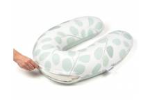 Housse Coussin D'Allaitement Leaves Aqua Green