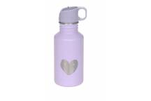 Gourde Pour Enfant Inox Little Gang Coeur Lilas