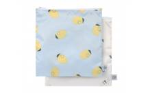 Lot De 2 Pochettes Pour Snack Happy Fruits Citron