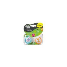 TOMMEE TIPPEE 2 SUCETTES FUN STYLE 0-6M – Le Coin Para